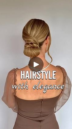 70K views · 21K reactions | Save this „LITTLE ELEGANCE“ hairstyle 📌for the next party and follow for daily hairstyles 💇‍♀️
.
.
.
#bun #hair #hairstyles #hairstyle #christmashair #bunidea #eleganthairstyle #frisur #haare #dutt #hairtutorial #hairreels #updo | Claudia | Hairstyles