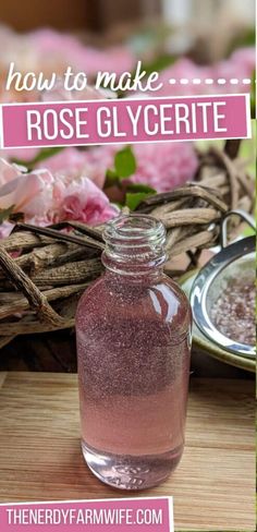 Natural Skincare Recipes, Herbal Remedies Recipes, How To Make Rose, Rose Recipes, Herbal Recipes, Natural Healing Remedies, Homemade Beauty, Skincare Routines, Diy Body