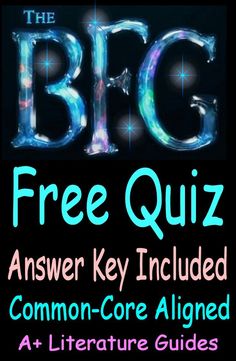 the big free quiz answer key included common - core aligned a + literature guides