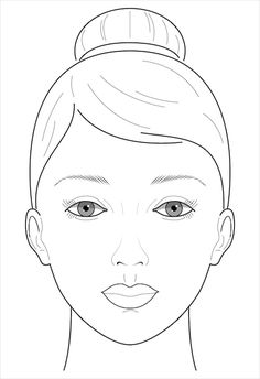 a drawing of a woman's face with the words makeup for erase your kids