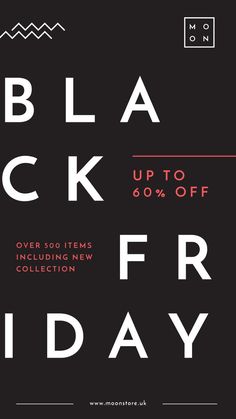 the black friday sale is on and it's up to 60 % off for today