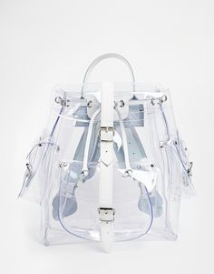 Anos 90: mochila de plástico transparente Tas Louis Vuitton, Pastel Backpack