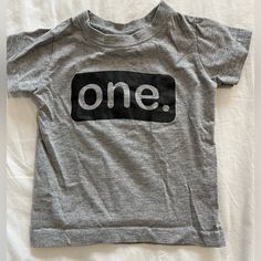 Baby’s First Birthday Shirt “One” Gray And Black Never Worn! First Birthday Shirt, Birthday One, 1st Birthday Shirts, First Birthday Shirts, Baby First Birthday, Birthday Shirt, First Birthday, Birthday Shirts, Shirt Color