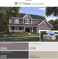 the color scheme for this house is gray