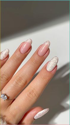 pearl nails, pearl nail inspo, classy nails, simple nail art, french nails, easy nail art, nail inspo, nail trends 2023, almond nails, long nail inspiration, pearly nail art, pearl nail polish, trendy nails, white nails, nails for winter, winter nail art, summer nail art, spring nail art, everyday nails, gel nails, nude nails, subtle nail art, xmas nails, christmas nails, holiday nails, winter nails, nail art inspo, white nails, bride nails, wedding nails, bridal nails Greece Nails, Velvet Nails, Water Color Nails, Nagellack Trends, Her Nails, Pearl Nails, Bride Nails, Neutral Nails, Bridal Nails