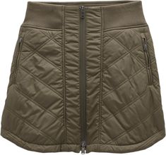 Can skirts be cool-weather wear? They can when they're warm and cozy like the prAna Esla skirt. It's both soft and strong  with a durable water repellent (DWR) finish to keep you dry and warm. Slate Green, Op Logo, Weather Wear, Rei Co-op, 2 Way, Repellent, Front Zipper, Warm And Cozy, Water Repellent