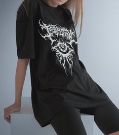 Gothic Eye T-shirt Wierdcore Dreamcore Aesthetic Grunge Clothing Edgy Trippy Shirt Horror Egirl Clothes Dark Pastel Goth - Etsy Summer Punk Shirt For Alternative Fashion, Trendy Relaxed Fit T-shirt For Alternative Fashion, Alternative Crew Neck Shirt For Alternative Fashion, Alternative Style Crew Neck Shirt For Alternative Fashion, Edgy Black Shirt With Screen Print, Edgy Black Shirt With Letter Print, Edgy Cotton Shirt For Alternative Fashion, Alternative Fashion Crew Neck Shirt, Alternative Style Summer Shirt For Alternative Fashion