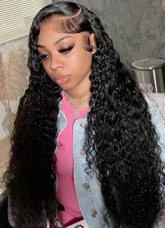 Side Part Deep Curly Wig, Wig Styles Wet And Wavy, Curly Lace Front Wigs Middle Part, Beach Wave Lace Front Wig, Wig Hairstyles Ideas Black Women Deep Wave, Side Part Lace Front Wigs Curly, Curly Deep Side Part, Flip Over Wig Install Deep Wave, Curly Wig Side Part Black Women