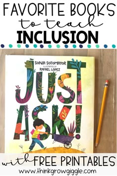 a book with the title, favorite books to teach inclusion