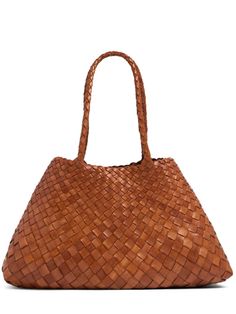 Big santa croce leather tote bag - Dragon Diffusion - Women | Luisaviaroma Luxury Brown Woven Leather Satchel, Classic Woven Leather Bags For Shopping, Classic Woven Leather Shopping Bags, Designer Brown Bag With Woven Leather, Large Brown Designer Shoulder Bag, Luxury Brown Hobo Bag With Braided Handles, Designer Brown Bags In Woven Leather, Classic Woven Leather Shoulder Bag For Shopping, Classic Woven Leather Tote Shoulder Bag