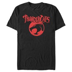 Flee Thundera, and watch out for the Mutants of Plun-Darr in this officially licensed ThunderCats Classic Red Logo Emblem Men's Big and Tall Graphic T-Shirt. Your favorite '80s cartoon comes to life in this classic logo tee that shows off "Thundercats" in ornate red script above a growling cat emblem on the front. Heed the battle cry of "Thundercats Ho" with this men's tee that is offered in extended sizes today! Size: 3xl. Color: black. Gender: male. Age Group: adult. Pattern: Movie Logo. Mater Thundercats Logo, Battle Cry, Logo Emblem, Red Logo, Classic Logo, Emblem Logo, Mens Big And Tall, Thundercats, Logo Tees