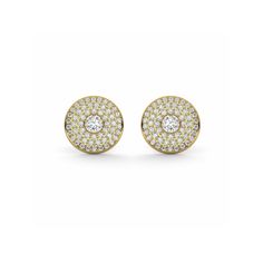 Triple halo stud earrings, 14k yellow  gold earrings, Personalized Jewelry Tripel halo, Three rows of inlays, and one more central stone. * Gold Color: Yellow/ White /Rose Gold * Metal: 14K/18K * Diamond cut: Round * Total Diamonds Weight: 1.70-1.80 carat * Stones Number: 116 * Color & Clarity: Natural  CGL: F SI1 For more varieties contact us We are a family of diamond dealers for over 40 years, our specialty is making custom-made gold jewelry sets with diamonds carefully chosen, and semi-preci Luxury Yellow Gold Cluster Earrings With Halo Design, Formal Yellow Gold Cluster Earrings With Halo, Yellow Gold Round Earrings With Halo Setting, Modern Yellow Gold Earrings With Halo Design, Formal Yellow Gold Cluster Earrings With Halo Setting, Yellow Gold Round Diamond Earrings With Halo Setting, Luxury Yellow Gold Halo Diamond Earrings, Yellow Gold Round Halo Earrings, Luxury Halo Yellow Gold Diamond Earrings