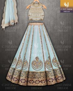 Embroidery Creative, Simple Lehenga, Lehenga Suit, Lehenga Wedding