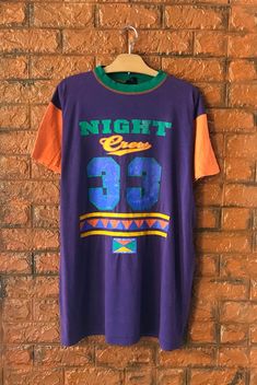 Vintage 90s Rave On Acid House Fashion Multicolor T Shirt / Hip Hop 90s / Cross Colors / 90s Streetwear T Shirt Made In Usa Size XLCondition : Good Used Size on tag : XLColour : PurpleBrand : zoo crewMeasurement : Armpit to armpit - 26”Length - 31”Material : old CottonMade In: USA THE SHIPPING (Your Choice Please read)1. The shipping cost is USD 20 via Malaysian Registered Postage With Tracking Number.It will take 2-4 weeks or more for delivery, depends on your custom checking.2. Add USD 10 for 90s Inspired Multicolor Letter Print Tops, 90s Purple T-shirt With Letter Print, 90s Multicolor Letter Print Tops, 90s Style Purple T-shirt With Letter Print, Purple 90s Style T-shirt With Letter Print, Retro Purple Tops For Streetwear, Vintage Color Block Tops For Streetwear, Retro Color Block T-shirt For Streetwear, Retro Purple Crew Neck Top