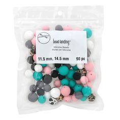 Find this Animal Print Silicone Round Beads Mix by Bead Landing™ at Michaels. Featuring an assortment of prints and colors, the creative possibilities are endless. Make creative beaded accessories and accents with this mix of silicone beads. Featuring an assortment of prints and colors, the creative possibilities are endless. Details: Includes multiple styles 11.5mm and 14.5mm bead sizes 90 beads Resealable package Silicone | Animal Print Silicone Round Beads Mix by Bead Landing™ | 11.5mm-14.5mm Assorted Round Beads For Crafting, Colorful Round Beads For Gift Making Craft Supplies, Assorted Round Beads For Crafts And Gifts, Beaded Accessories, Silicone Beads, Round Beads, Animal Print, Beads, Animals