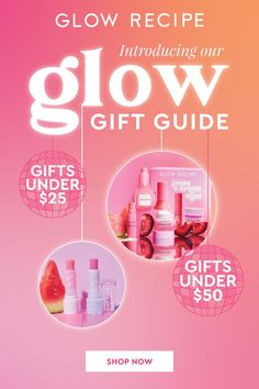 the glow gift guide is on sale now