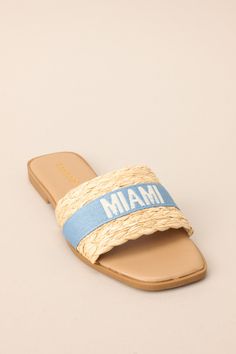 Step into a tropical paradise with our To The Tropics Sky Blue Sandals! These stylish sandals feature a vibrant sky blue color that will transport you to a sunny beach. With comfortable straps and a sturdy sole, these sandals are perfect for any adventure. Say aloha to your new favorite footwear! These sandals feature a a strap across the top of the foot with the name of a tropical location. All Man Made Materials Non-skid sole Imported Sky Blue Sandals, Sorority Rush Dresses, Corporate Chic, Sky Blue Color, Rush Dresses, Cardigan Crop Top, Cardigan Crop, Sunny Beach, Red Dress Boutique