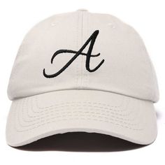 CUSTOM DESIGN - Initial Letter A Embroidered on front panel using Premium Stitched Threading NATURAL COTTON AND COMFORTABLE - Made with 100% Cotton , Soft on the Skin , Light Weight , Well Ventilated EASY TO ADJUST SIZING - Adult Womens , Adjustable 51 CM to 60 CM, fits Small , Medium , and Large ( S / M / L) PERFECT EVERYDAY HAT - Great for Personal Expression , Gifting , and Organization/Team Representation Available in: Beige, Black, Dark Green, Gold, Gray, Hot Pink, Kelly Green, Khaki, Laven Cheap Green Hats With Letter Print, Pink Kelly, Womens Baseball Cap, Letter A, Initial Letter, Custom Monogram, Initial Letters, Kelly Green, Green Gold