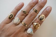 It Is Done, Signet Ring Men, Jewelry Lookbook, Vermeil Jewelry, Men's Jewelry Rings, Solid Gold Jewelry, Elegant Ring, Girly Jewelry, Engraved Items