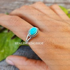 Turquoise Ring, Designer Ring, Gemstone Ring, Statement Ring, 925 Sterling Silver Ring, Boho Ring, Dainty Ring, Women Ring, Gift For Her Turquoise Ring 925 Sterling Silver Ring Turquoise Sterling Silver Crystal Promise Ring, Turquoise Sterling Silver Crystal Ring For Promise, Turquoise Crystal Promise Ring In Sterling Silver, Spiritual Turquoise Ring For Anniversary, Turquoise Emerald Open Ring For Promise, Spiritual Sterling Silver Turquoise Promise Ring, Turquoise Gemstone Ring For Healing, Sterling Silver Turquoise Ring For Healing, Turquoise Open Ring Emerald For Anniversary