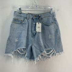 - Brand: Forever 21 - Color: Blue - Category: Women Women's Clothing Shorts - Style: Mom - Size Type: Regular - Size: 29 - Department: Women High Waist Distressed Summer Shorts, Spring High Rise Ripped Shorts, Forever 21 High-waisted Blue Jean Shorts, Forever 21 Blue Cutoff Shorts, Forever 21 Blue Jean Shorts, Forever 21 Medium Wash High-waisted Shorts, Forever 21 Medium Wash Shorts, Forever 21 Cutoff Jean Shorts For Summer, Forever 21 High-waist Jean Shorts With Built-in Shorts