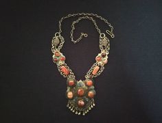 Gorgeous antique necklace, North African origin, probably Berbere Good condition, some age related wear I am happy to combine shipping African Origins, Gold Heart Earring, Large Necklace, Snake Necklace, Antique Necklace, Chanel Belt, Vintage Chanel, Heart Earrings, Gold Tone Metal