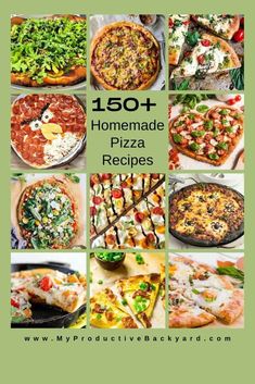 the cover of 150 + homemade pizza recipes