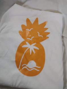 Beach Pineapple Tshirt. Perfect for the summer. Shirts will be white. Your choice of vinyl color and size. White Fun T-shirt With Heat Transfer Vinyl, Fun White T-shirt With Heat Transfer Vinyl, Casual Summer T-shirt With Heat Transfer Vinyl, Summer T-shirt With Heat Transfer Vinyl, Summer T-shirt With Heat Transfer Vinyl, Short Sleeve, Casual T-shirt With Heat Transfer Vinyl For Summer, White Graphic Tee With Heat Transfer Vinyl, Cape May, Vinyl Colors