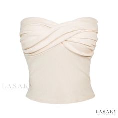 Lasaky - Sexy Short Wrap Bustier with Layered Ruched Detail Strapless Crop Top, Crop Top And Shorts, Cute Everyday Outfits, Bustier Top, Cute Tops, Tube Top