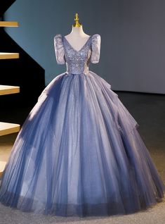 Fitted Bodice V-neck Dress For Debutante Ball, V-neck Dress For Debutante Ball With Fitted Bodice, Elegant Sequined Ball Gown For Quinceanera, Embellished V-neck Dress For Debutante Ball, Masquerade Party Dresses, Gothic Victorian Dresses, The Center Of The Universe, Center Of The Universe, Dresses With Beading