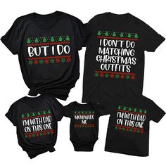 PRICES MAY VARY. 【PROCESSING】: Click on the "Customize Now" button to select YOUR OPTIONAL T-SHIRT. 【SOFT & COMFY】: It’s finally your time to shine in cute Christmas shirts made with soft and durable 100% cotton fabric that ensures a comfortable fit. Our holiday family shirts are for the whole family to share and show their passion for super fun! 【FAMILY PERFECT TEES】: A few occasions like Christmas are an excuse to match clothes with your family and make them feel special. Communicate the bond Matching Family Christmas Shirts Tees, Matching Christmas Cotton Tops, Matching Cotton Christmas Tops, Matching Cotton Tops For Christmas, Festive Winter Shirt With Letter Print, Matching Christmas Shirts Families Teepublic, Cheap Family Matching Holiday T-shirts, Family Matching Christmas T-shirt, Pajamas Shirt