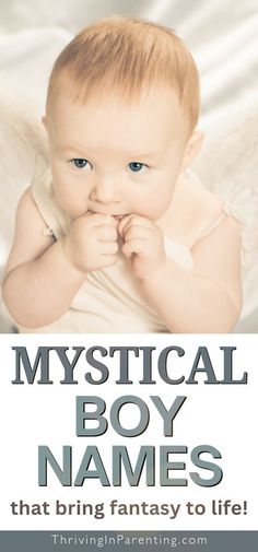 These mystical boy names bring fantasy to life! Carrying powerful meanings like brave, protector, and mighty, these fantasy male names are as unique as they are meaningful. From fantasy regal names, dark mystical names for boys to fantasy rare boys names, these mystical names for boys will make a statement. Whether you’re looking for vintage mystical baby boy names, mystical cool boy names, or fantasy aesthetic male names, this mystical boy names list offers options that will stand out. Celestial Boy Names, Aesthetic Male Names, Fantasy Male Names, Boy Names List, Regal Names, Male Names, Mystical Names, Names For Boys List, Modern Baby Names