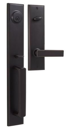 an image of a door handle and latch