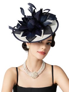 PRICES MAY VARY. Sculptural and chic, a statement finishing touch for wedding guests and race day attendees, opt for maximum impact with this fascinator. 【Premium Quality 】: Crafted from selective feather and tulle material, fusing elegance with minimal effort. 【Comfortable and Versatile Wear】: Our fascinators offering both a headband and a clip for a secure fit, tailored to your preference ensuring all-day comfort. One size fits all. 【Vibrant & True Colors】: What you see is what you get. Our fa British Hats, Kentucky Derby Fashion, Tulle Material, Derby Fashion, Derby Hats Fascinators, Couture Hats, Tea Party Hats, Kentucky Derby Hats, Fancy Dresses Party