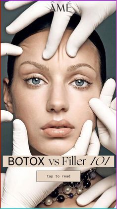 For injectable newbies, it might seem like both Botox and plumping fillers are in the same family. While that’s partially true — they are both injectable options for combatting signs of aging and making minor alterations to our skin’s structure — they are actually quite different and have dissimilar uses. So if you're wondering what the difference truly is and which one is right for you, we've done the work to explain it. Tap to read! Botox And Fillers, Botox Before And After, Skincare Steps, Beauty Bible, Facial Fillers, Nasolabial Folds, Diy Skin Care Recipes, Botox Fillers