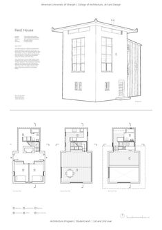 the floor plan for a two story house