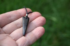 With a beautiful glossy finish, this unique Irish Bog Oak pendant is a one-off piece. Bog-wood comes from ancient forests that once covered Ireland. Huge oaks and yew trees have been buried in peat bogs and preserved from decay by the acidic and anaerobic bog conditions, sometimes for hundreds or even thousands of years. The wood is usually stained by tannin dissolved in the acidic water (black for the oak and a lovely brown for the yew). Bog-wood represents the early stages in the fossilization Unique Black Necklace For Gift, Unique Black Necklaces For Gifts, Peat Bog, Celtic Myth, Wood Forest, Ancient Celts, Old Irish, Ancient Forest, Irish Heritage