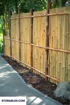 Looking to update your backyard? Discover 15 bamboo fence ideas perfect for your 2024 makeover. Which design do you love most? 🌳 Explore more at storables.com! #BackyardMakeover #OutdoorDecor #BambooFence #GardenDesign #HomeImprovement Bamboo Fence Ideas, Unique Fence Ideas, Bamboo Outdoor, Fence Designs, Bamboo Panels