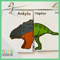 an image of a dinosaur book with the words annyl and raptor on it