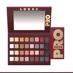 Go Pro With The Lorac Los Angeles Mega Pro Palette! This Limited Edition Pro Artistry Palette Is Packed With 32 Eye Shadows In All The Matte And Shimmer Shades You Need To Create The Hottest Looks Straight From Hollywood. Lorac's Velvety Smooth Shadows Are Ultra Pigmented With Maximum Payoff To Perform Wet Or Dry So You Can Shade, Shadow, Line And Define Your Eyes, Just Like A Pro. Lorac Pro Palette, Nars Eyeshadow, Light Contouring, Best Eyeshadow Palette, Skin Care Basics, New Eyeshadow Palettes, Best Eyeshadow, Go Pro, Orchid Care