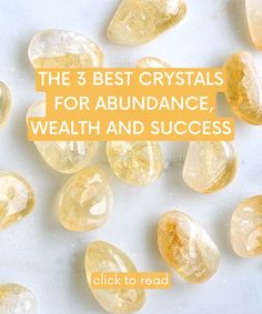 the 3 best crystals for abundance, health and success