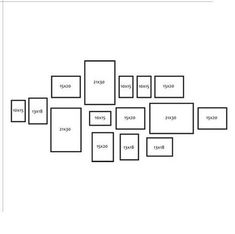 the family tree is shown in black and white, with four squares on each side