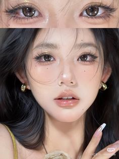 Wedding Makeup Douyin, Cool Douyin Makeup, Douyin Chinese Makeup, Light Douyin Makeup, Kpop Signature Ideas, Chinese Makeup Douyin, Douyin Wedding Makeup, Douyin Girlies, Doying China Makeup