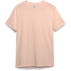 • Blank Premium Tee • Crew Neck, Short Sleeve, Classic Fit • 50% Ringspun Cotton, 50% Polyester, Preshrunk Color Durazno, Peach Shorts, Peach Shirt, Plain Shorts, Blank T Shirts, Shirt Template, Printing Business, Plain Shirts, Plain Tshirt