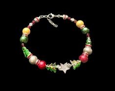 Adjustable Rainbow Nature Lover Charm Bracelet Leaves Squirrel Charm Autumn Fall - Etsy Holiday Adjustable Beaded Jewelry, Adjustable Multicolor Jewelry For Holiday, Rainbow Nature, Autumn Bracelet, Autumn Fall, Charm Bracelets, Nature Lover, Charm Bracelet, Rainbow