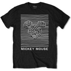 Disney Mickey Mouse Unknown Pleasures Unisex T-Shirt Joy Division Unknown Pleasures, Unknown Pleasures, Disney Designs, Joy Division, Disney T, Disney Tshirts, Disney Shirts, High Quality T Shirts, Off Black