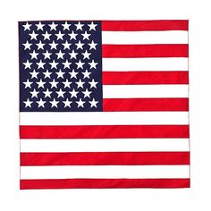 an american flag is shown on a white background