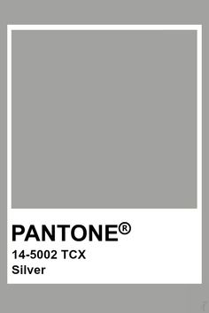 the pantone color is shown in white and gray