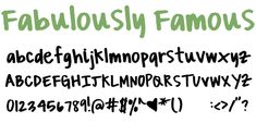 the font and numbers are drawn with green ink