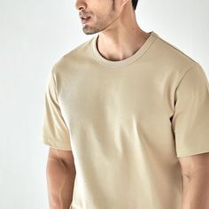 Men’s Retro Cotton Round Neck Solid Color Basic T-Shirt  Material: 100%Cotton  Style: Basic T-Shirt, Basic Tee Size: M, L, XL, 2XL, 3XL Color: Camel  Occasion: Outdoor, Daily,  Vacation Beige Relaxed Fit Plain T-shirt, Casual Plain Beige T-shirt, Beige Plain T-shirt With Relaxed Fit, Beige Plain Short Sleeve T-shirt, Beige Short Sleeve Plain T-shirt, Beige Relaxed Fit Plain Top, Casual Beige Crew Neck Shirt, Beige Short Sleeve Plain Tops, Oversized Graphic Tee